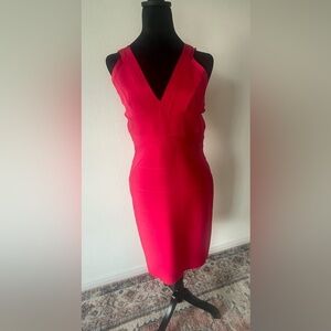 Herve Leger fuschia bandage dress—gorgeous! Size L